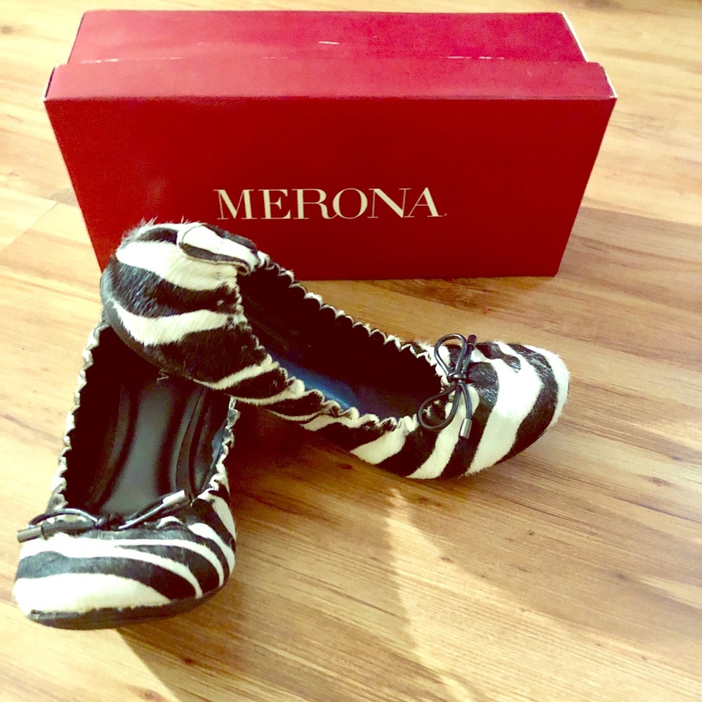 Zebra Ballet flats!